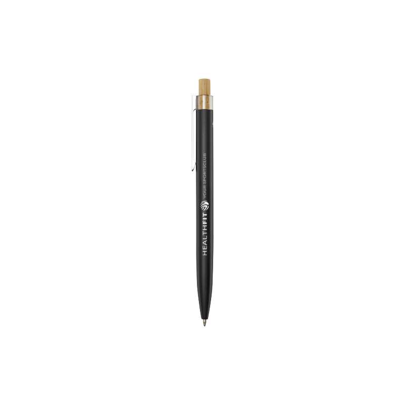 Biro con inchiostro nero in alluminio riciclato - cod. P107879