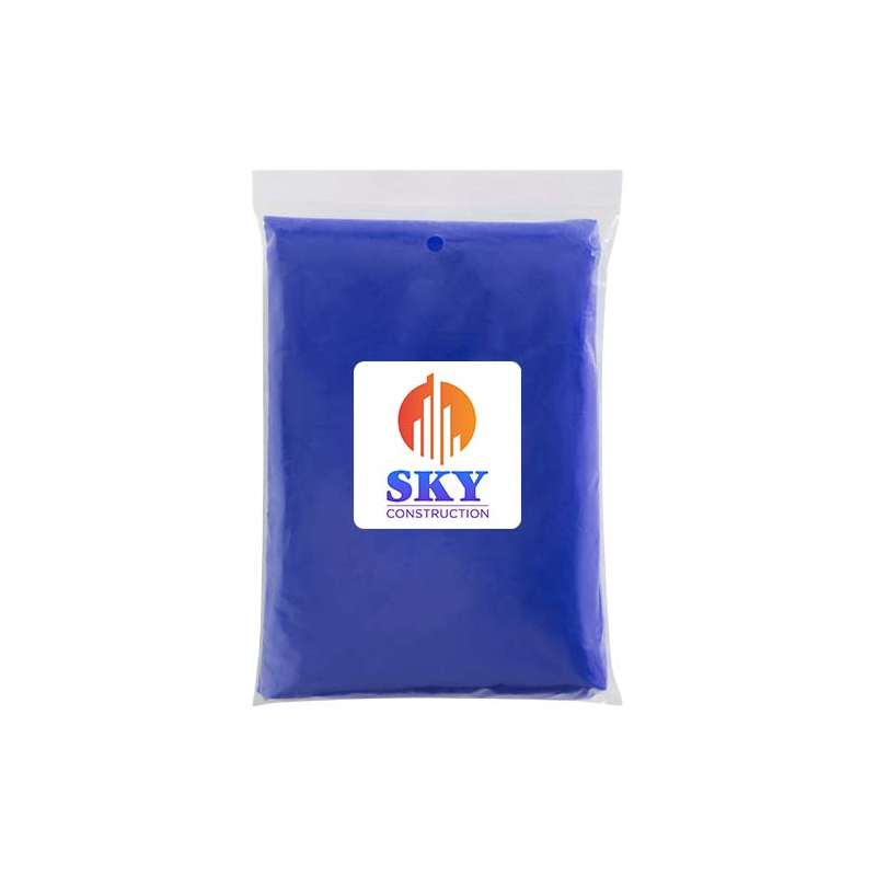 Poncho impermeabile monouso da personalizzare - cod. P109417