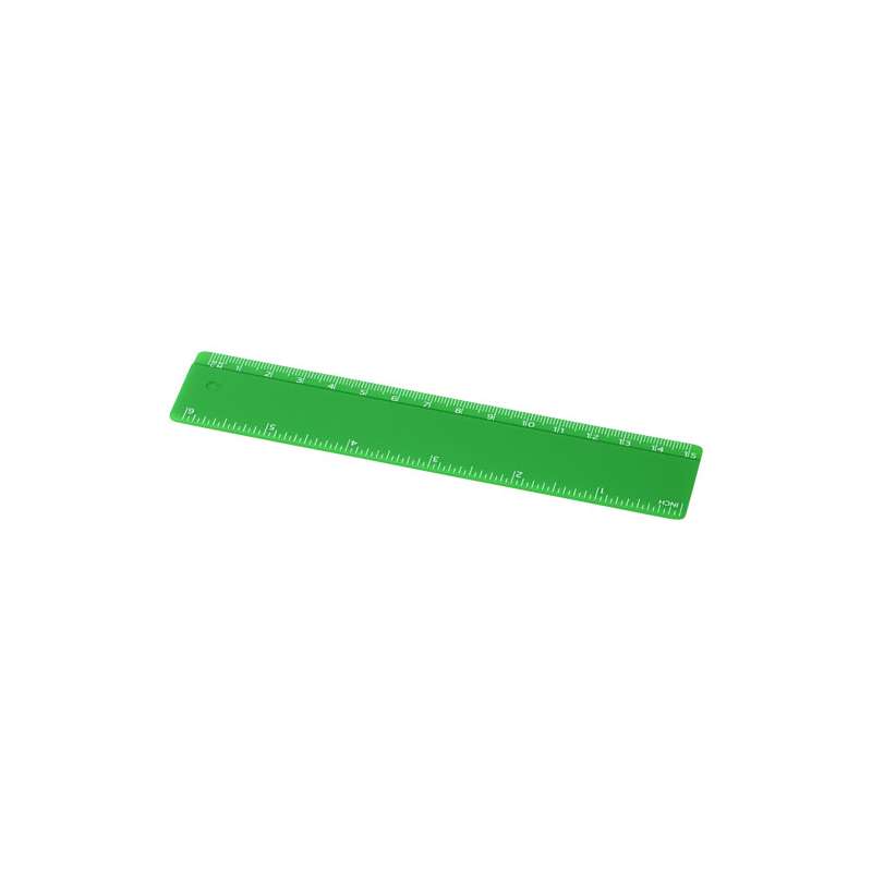 Righello da 15 cm in plastica con logo e scritte - cod. P210467