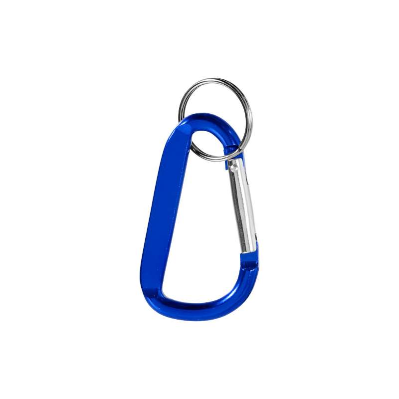 Portachiavi con moschettone in alluminio riciclato certificato RCS Timor - cod. P104572