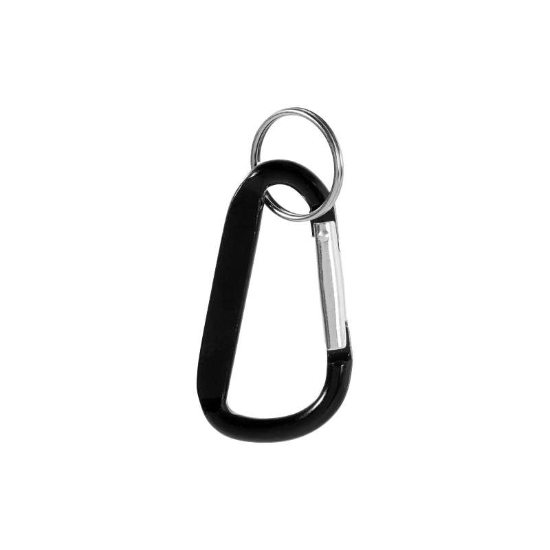 Portachiavi con moschettone in alluminio riciclato certificato RCS Timor - cod. P104572