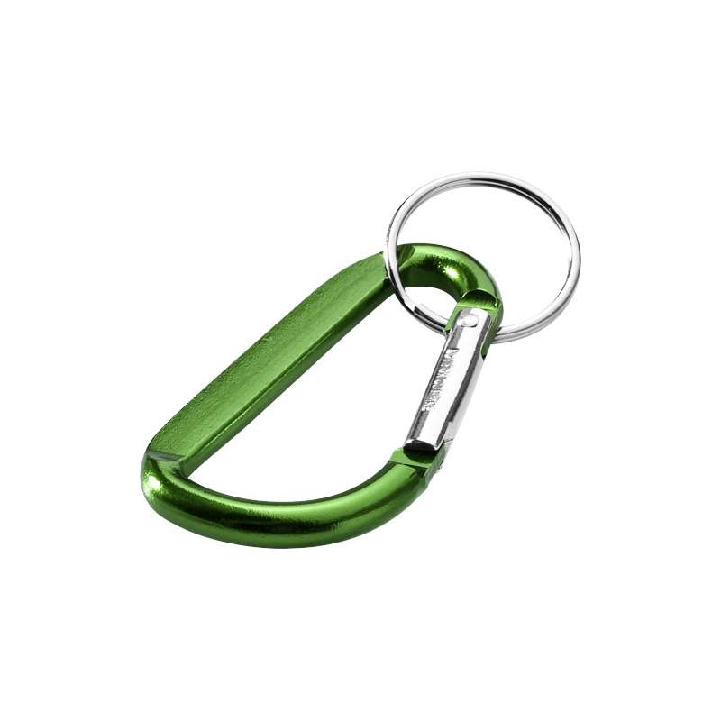 Portachiavi con moschettone in alluminio riciclato certificato RCS Timor - cod. P104572