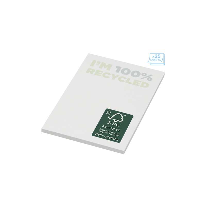 Foglietti adesivi in carta riciclata 50 x 75 mm Sticky-Mate® - cod. P21285