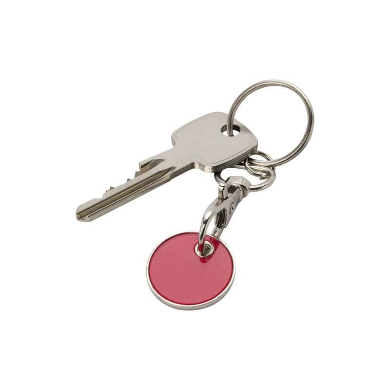 Portachiavi con gettone per carrello della spesa Rory - cod. P104592