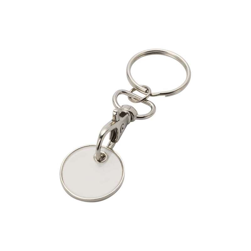 Portachiavi con gettone per carrello della spesa Rory - cod. P104592