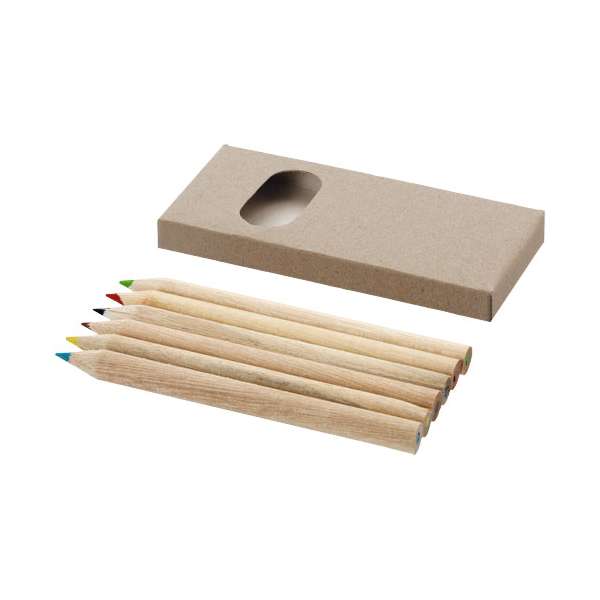 Set di matite per disegnare/colorare da 6 pezzi Artemaa - cod. P107830