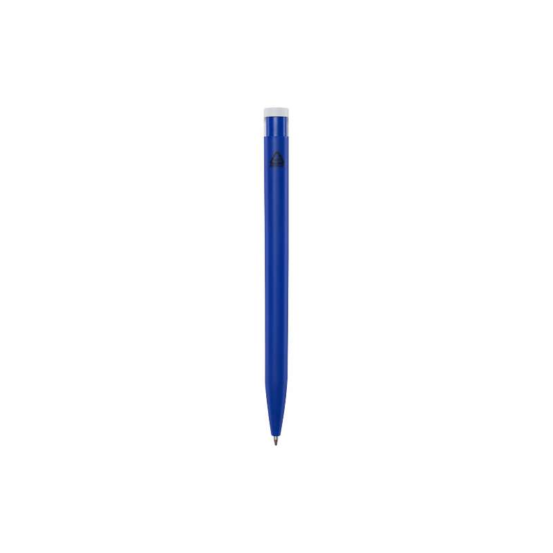 Penna in plastica riciclata con inchiostro blu - cod. P107896