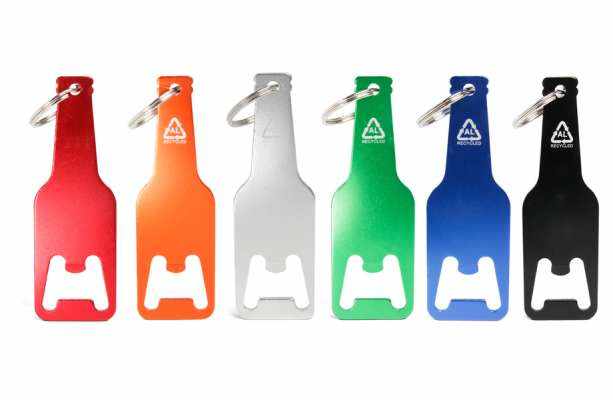 Apribottiglia in alluminio riciclato da personalizzare Apribottiglia in alluminio riciclato da personalizzare