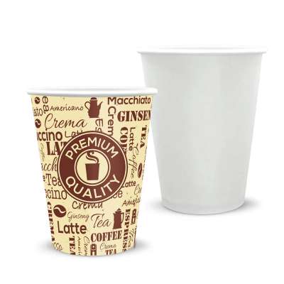Bicchieri di carta stampati con logo da 360 ml. stampati a colori