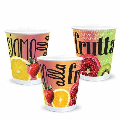 Bicchieri in carta personalizzati da 240 ml. - cod. PU782