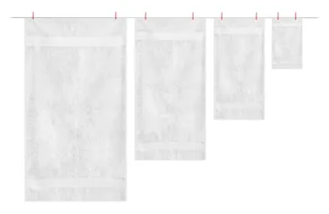 Asciugamani da doccia da ricamare