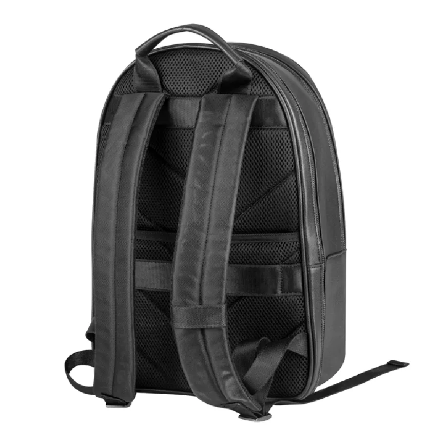 Zaino in ecopelle con finiture cromate nere - Shadow cod. CA026
