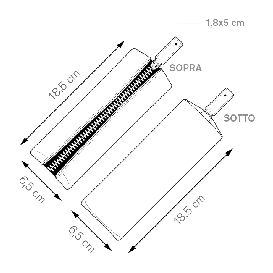 Portachiavi portamonete bicolore - Pochette key cod. CA069