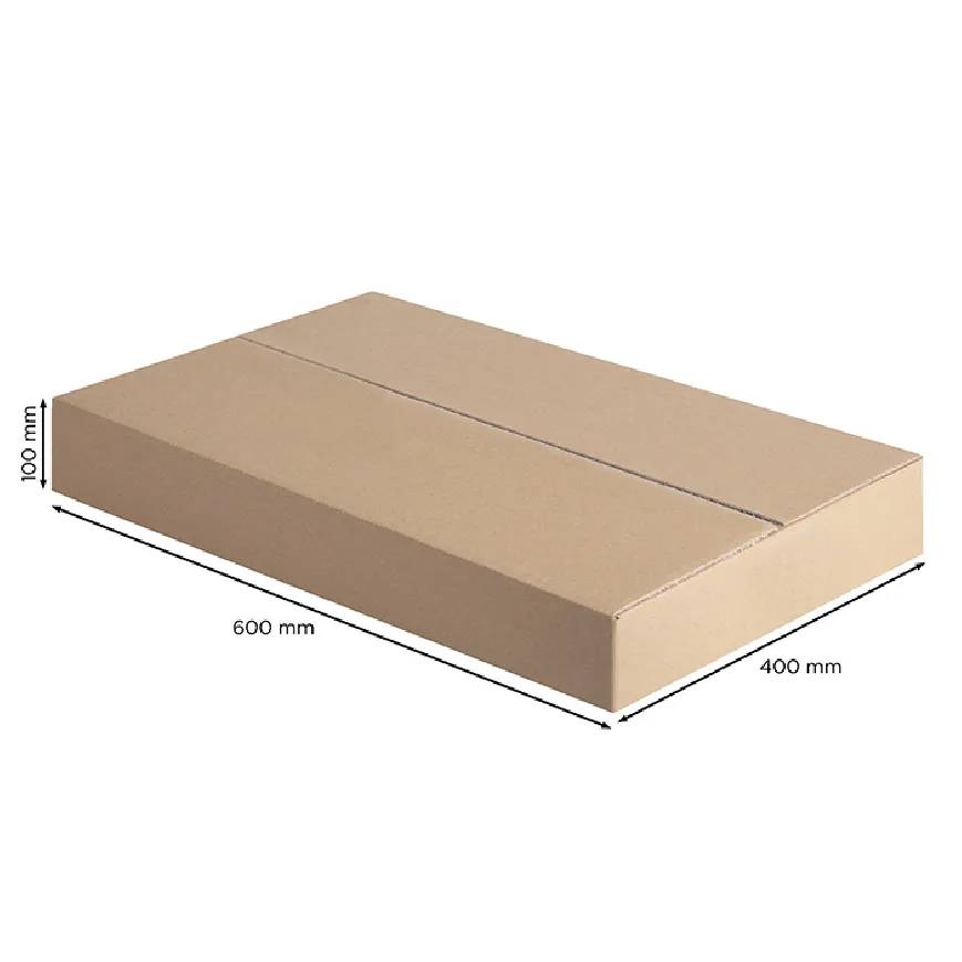 Cartoni doppia onda con logo stampato f.to 60 x 40 x 10h - cod. CR007