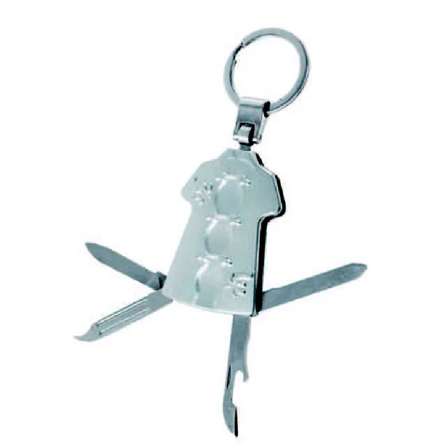 Portachiavi multifunzione in metallo - ex cod. p736 - Silver cod. KE213
