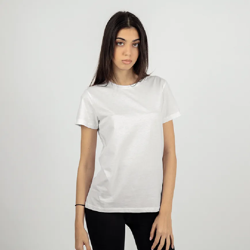 T-shirt bianche in cotone personalizzabili - cod. NK101