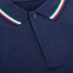Polo mezza manica tricolore - Polo italia cod. NK205