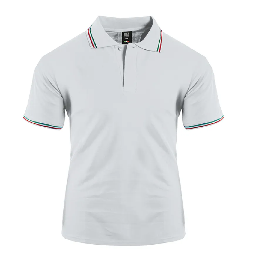 Polo mezza manica tricolore - Polo italia cod. NK205