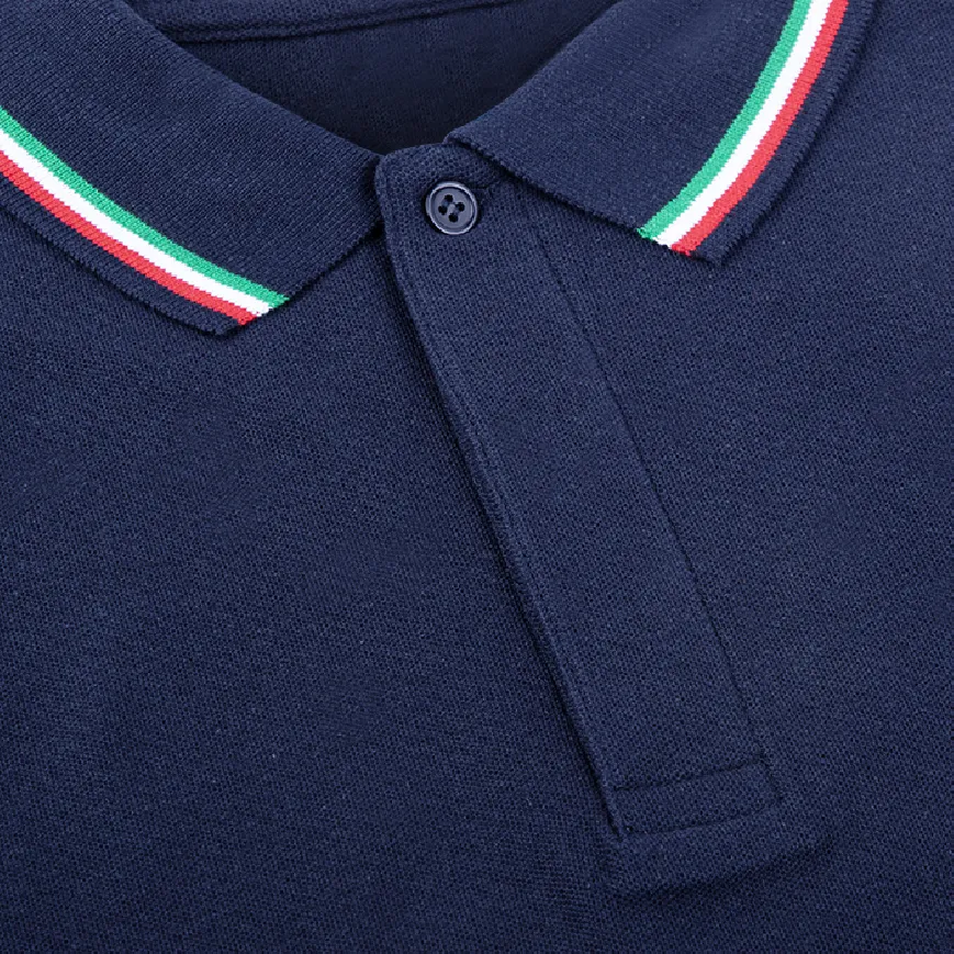 Polo mezza manica tricolore - Polo italia cod. NK205