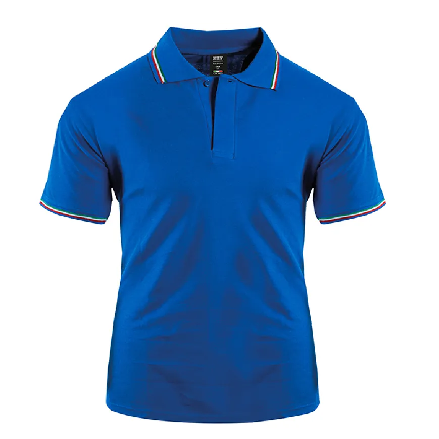 Polo mezza manica tricolore - Polo italia cod. NK205