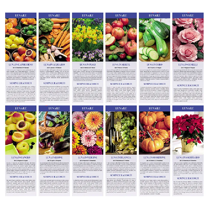 Calendari personalizzati Orto e giardino - cod. PA152