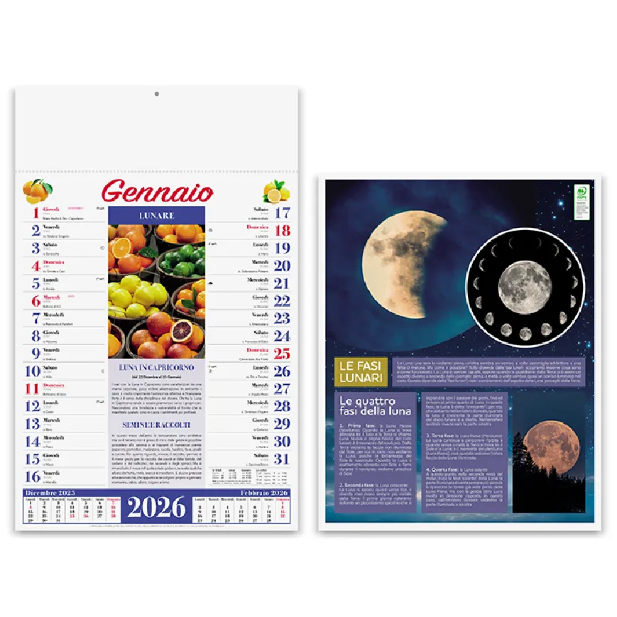 Calendari personalizzati Orto e giardino - cod. PA152