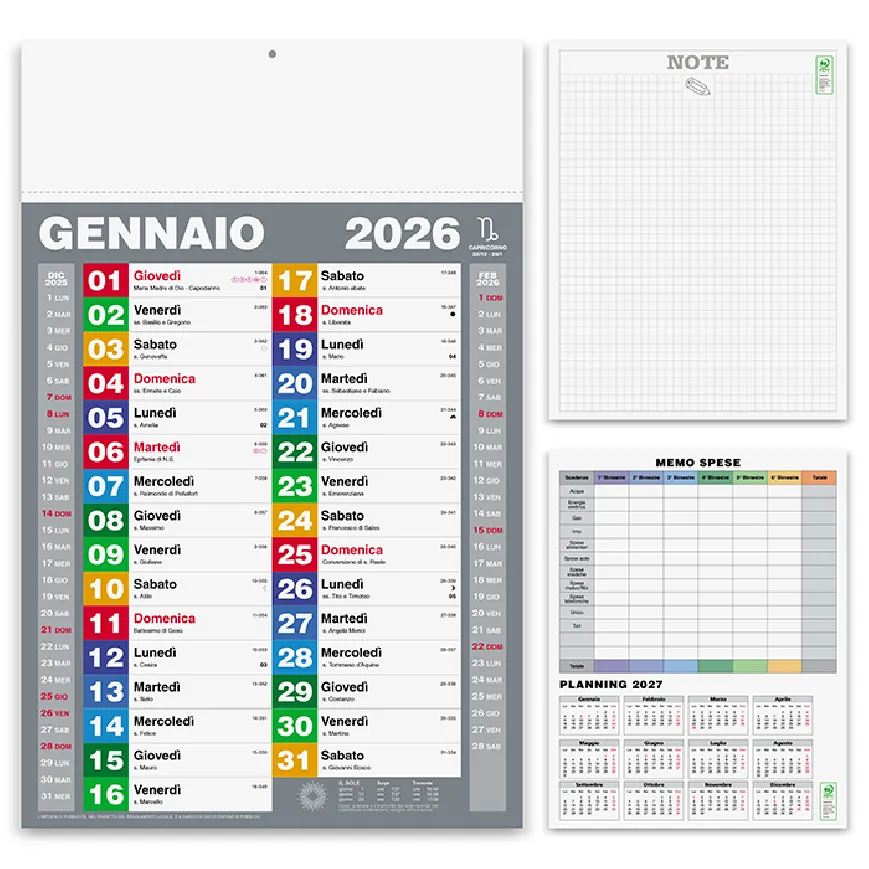 Calendari aziendali personalizzati - cod. PA420