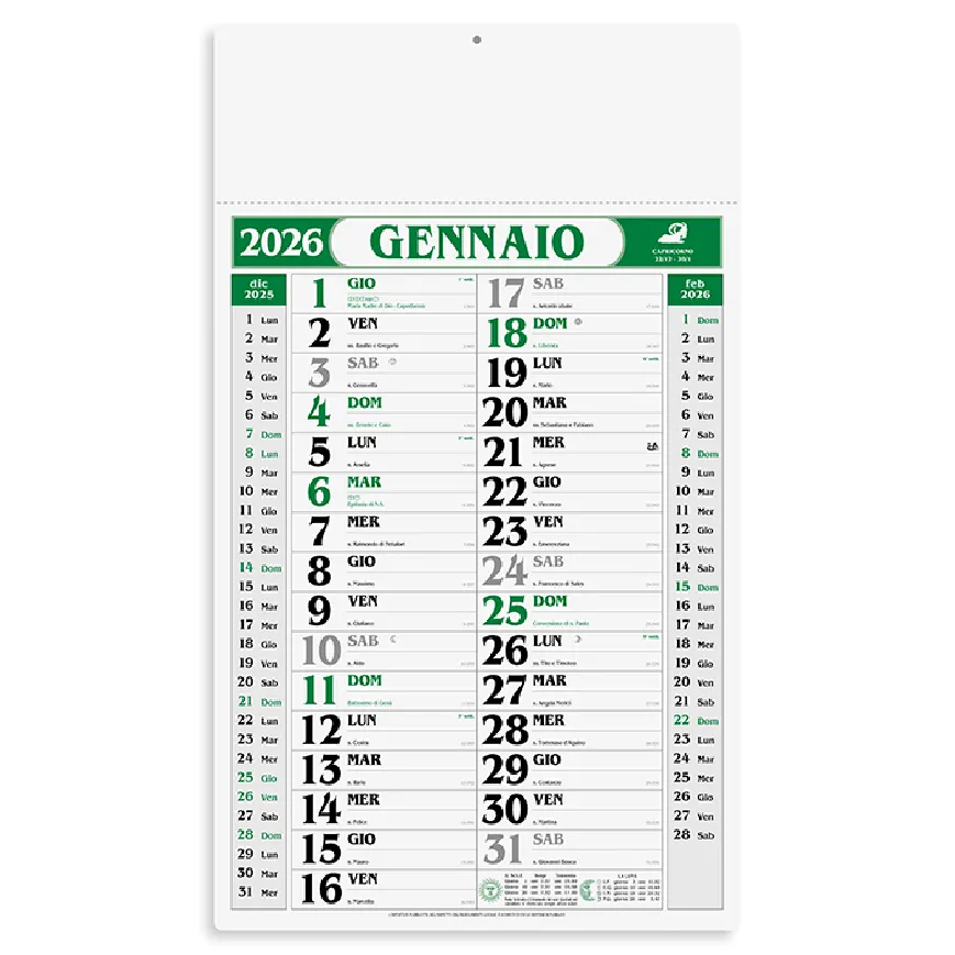 Calendari Olandesi personalizzati - cod. PA520