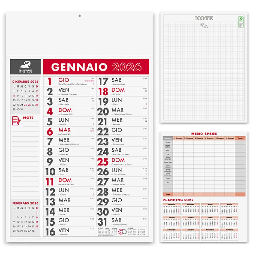 Calendari Olandesi pubblicitari - cod. PA636