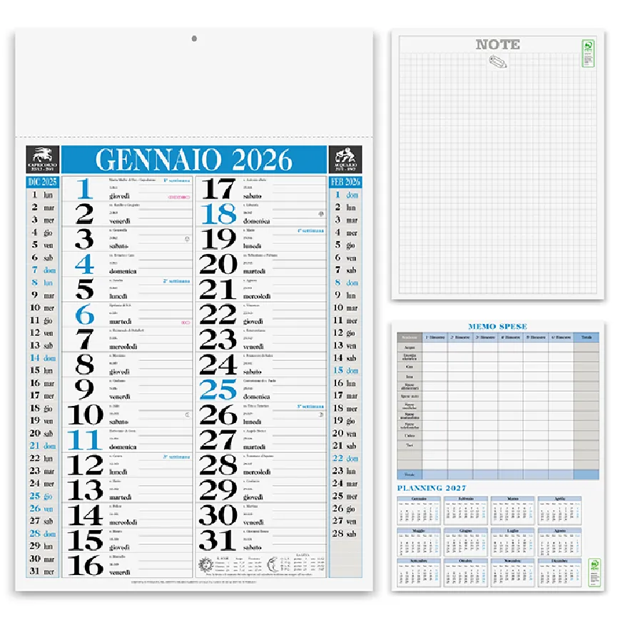 Calendario olandese Classico da personalizzare - cod. PA640