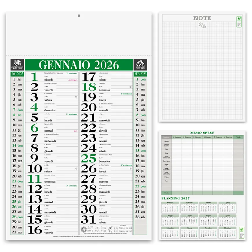 Calendario olandese Classico da personalizzare - cod. PA640