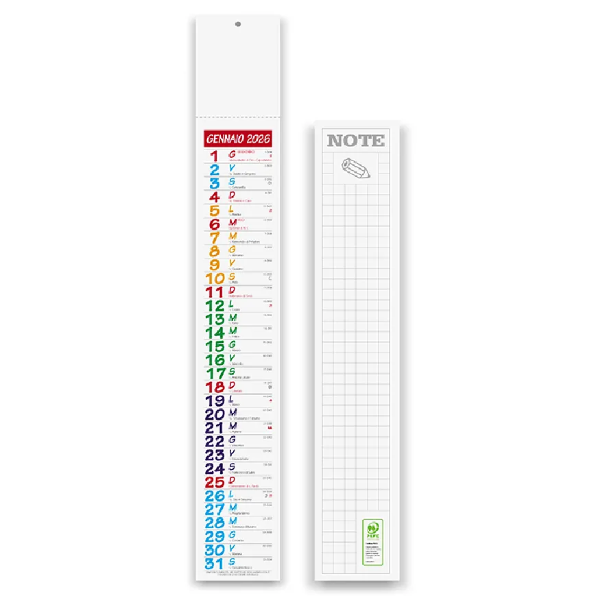 Calendari Silhouette da stampare - cod. PA677