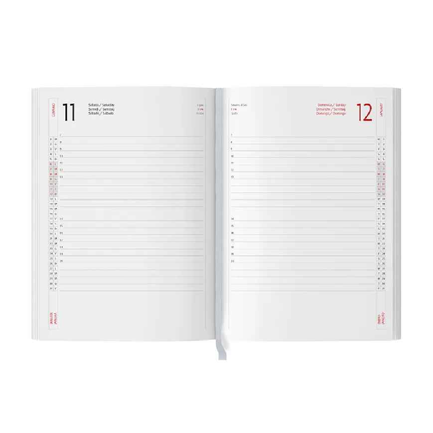 Interno agenda giornaliera cod. PB002TN