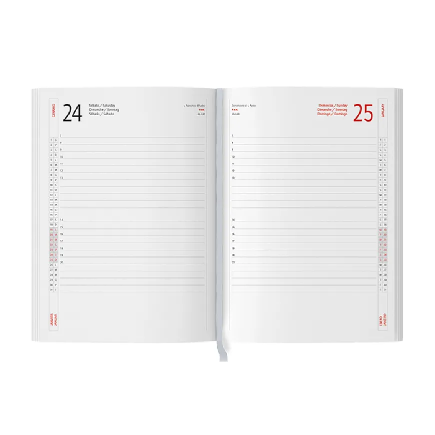 Agenda giornaliera da personalizzare con logo - cod. PB028SDS