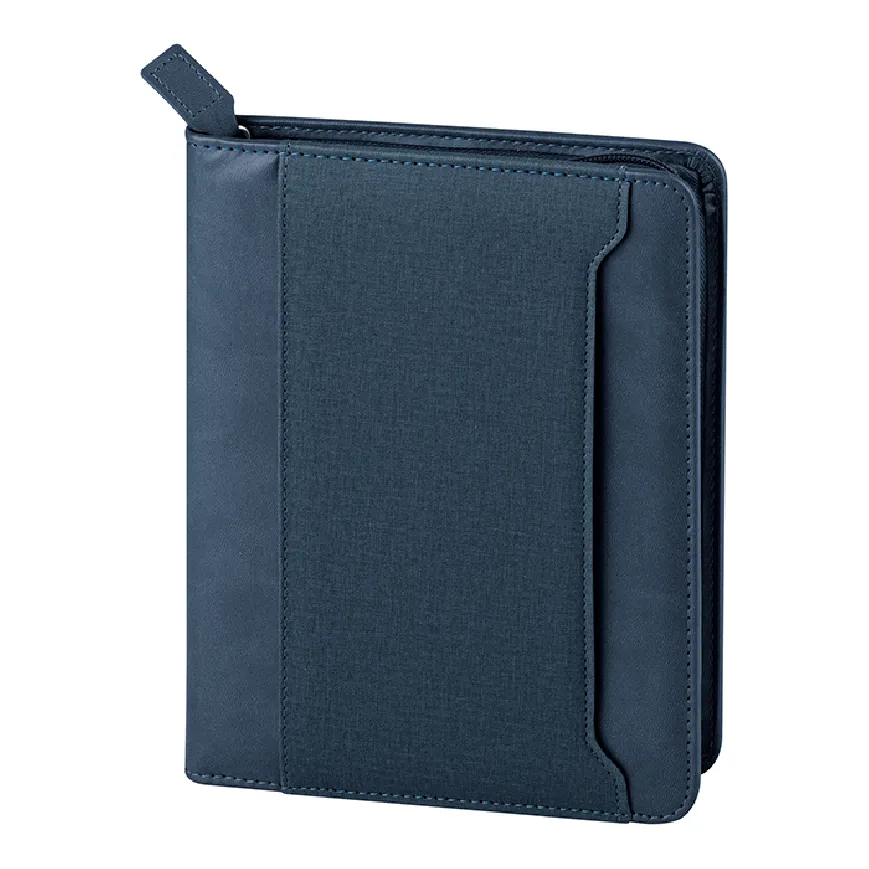Agenda giornaliera con chiusura con cerniera - cod. PB069SET
