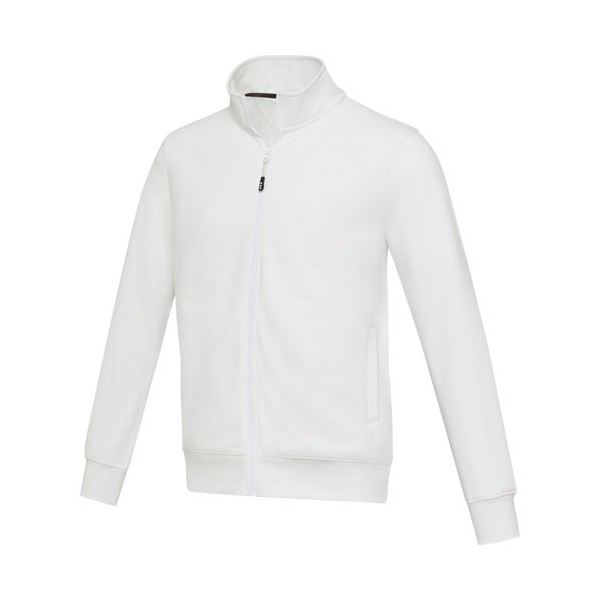 Maglione unisex in tessuto riciclato a cerniera intera Galena Aware™ - cod. P37540