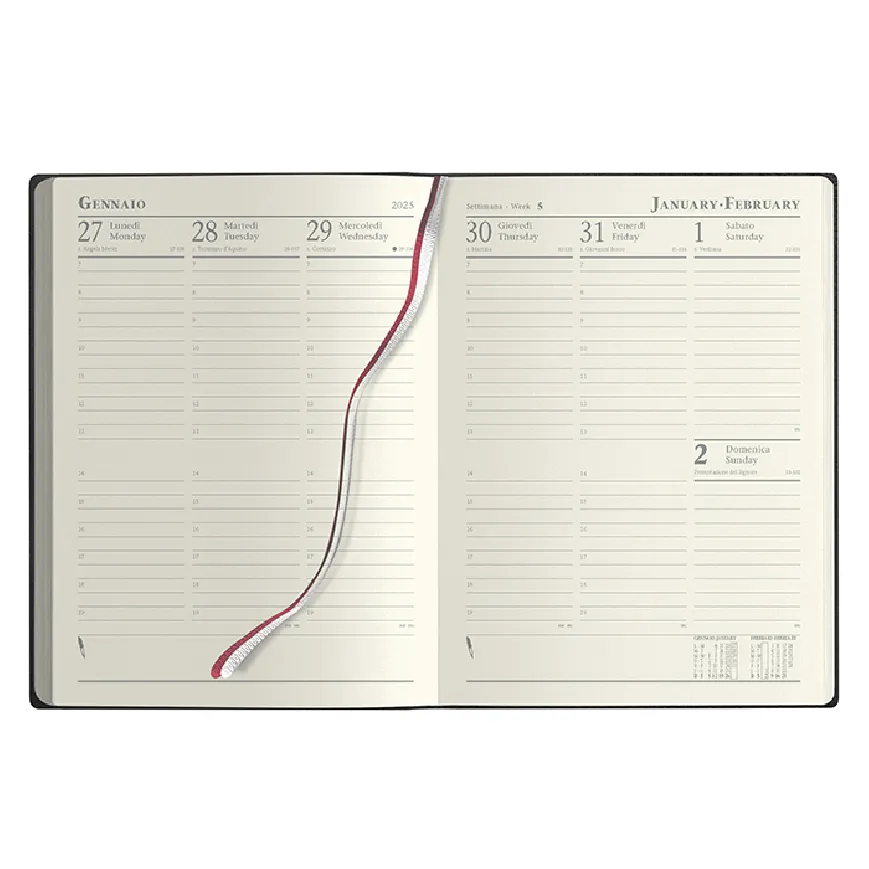 Agenda settimanale con stampa - cod. PB256