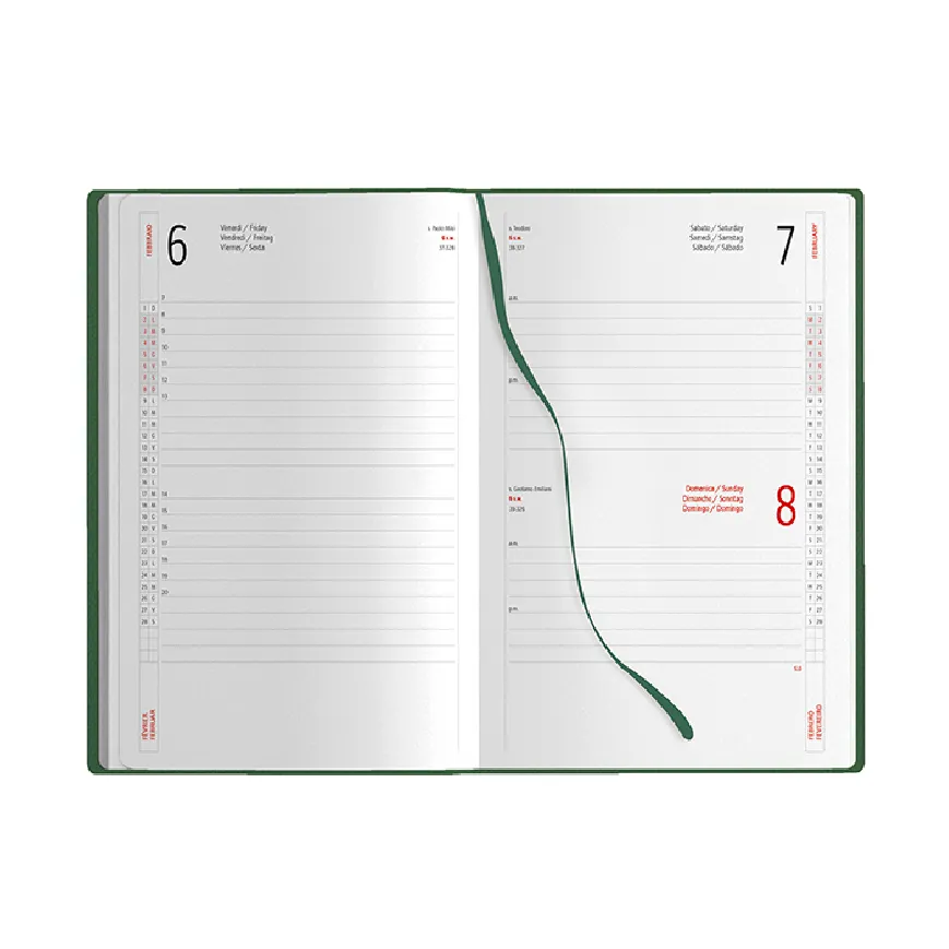 Agenda giornaliera sab. e dom. abbinati - cod. PB285