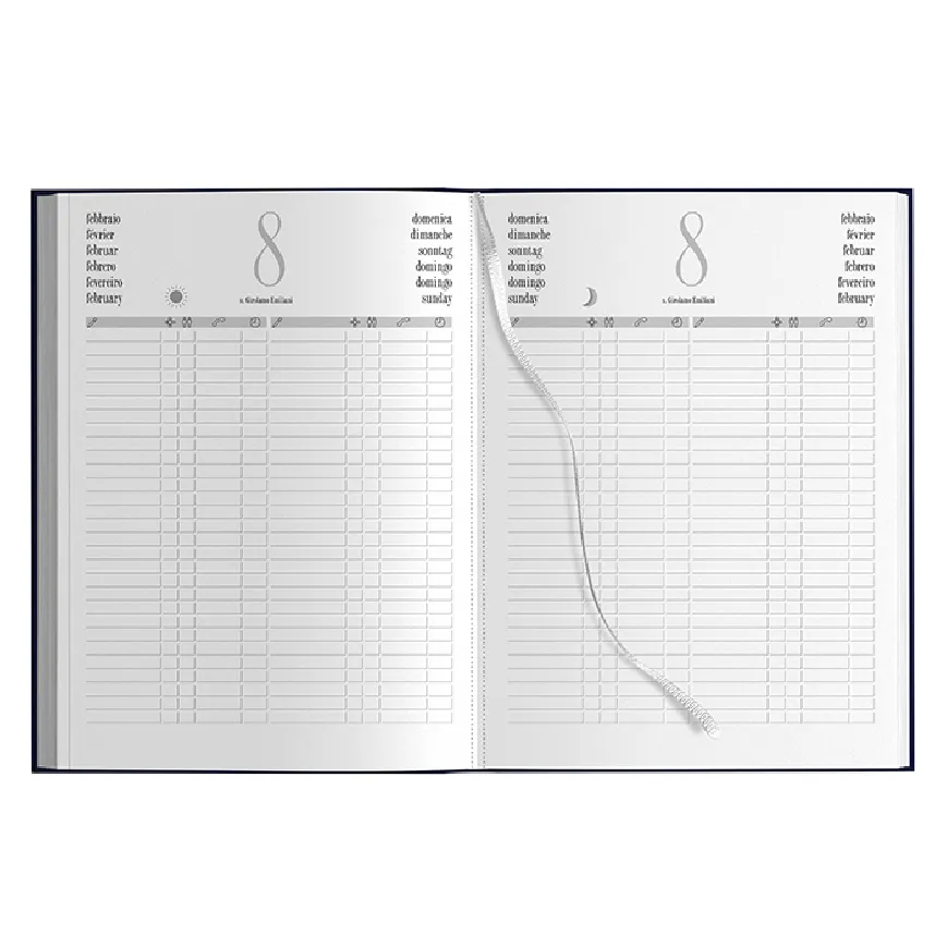 Libro prenotazioni 576 pagine ven. sab. e festivi in doppia pagina - Libro prenotazioni cod. PB474