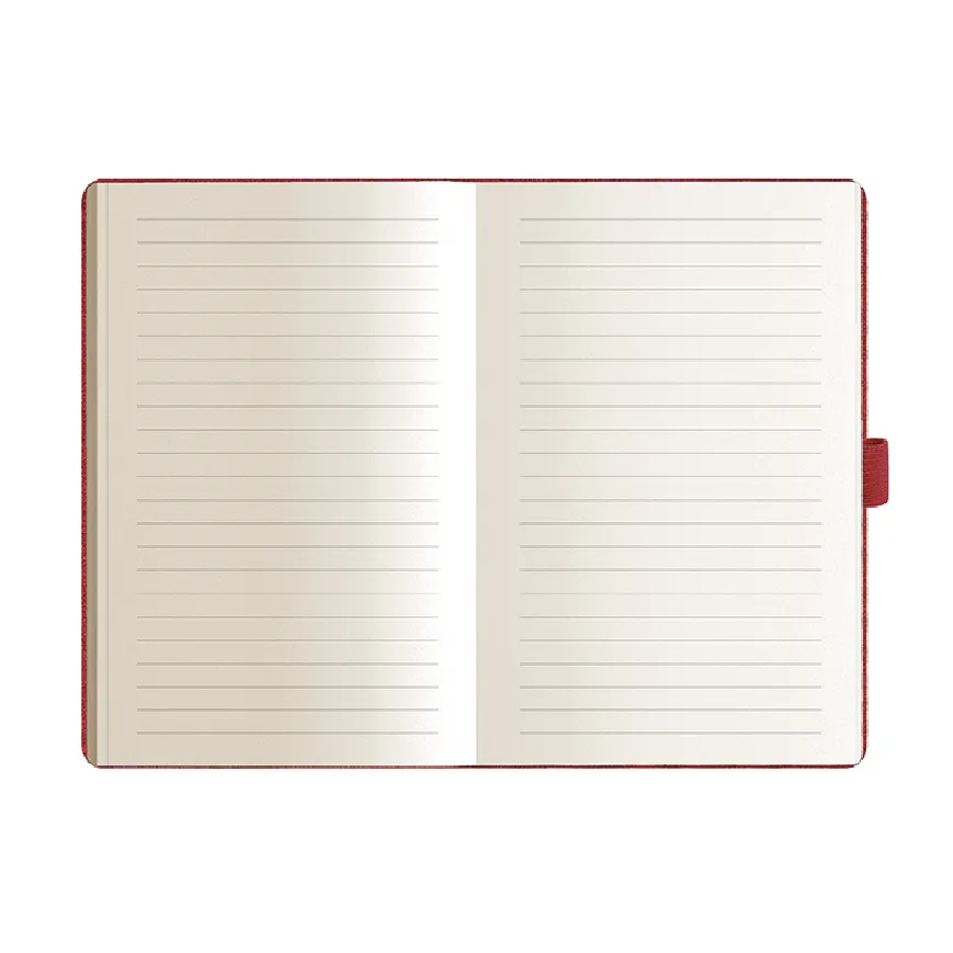 Blocchetto con logo da 200 pagine a righe - cod. PB581