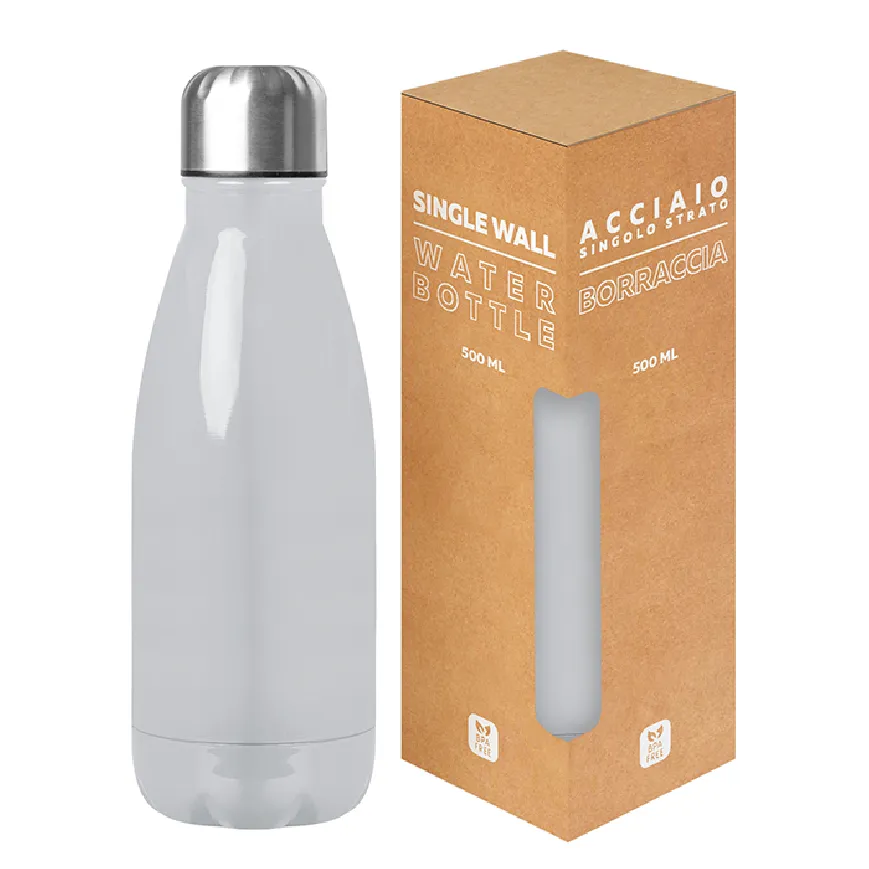 Borraccia in acciaio personalizzabile da 500 ml - cod. PC411