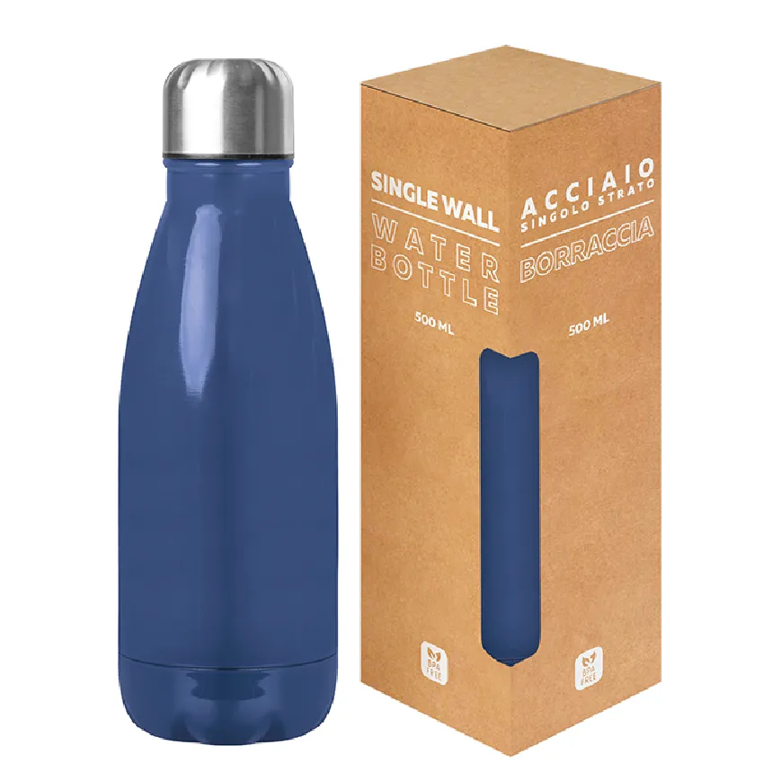 Borraccia in acciaio personalizzabile da 500 ml - cod. PC411