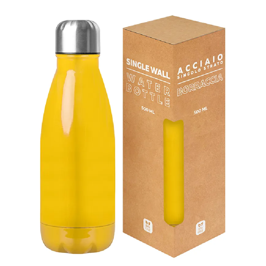 Borraccia in acciaio personalizzabile da 500 ml - cod. PC411