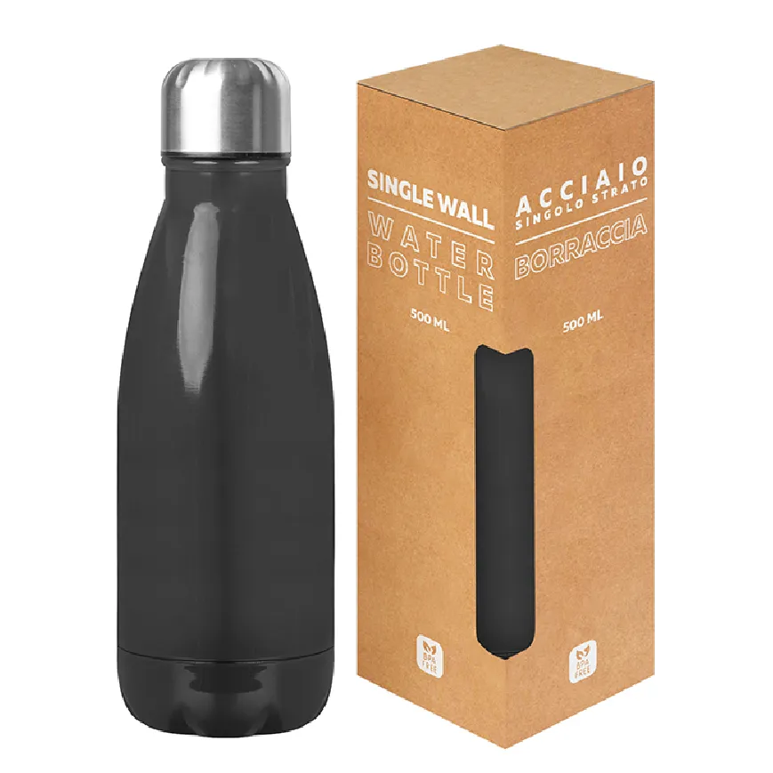 Borraccia in acciaio personalizzabile da 500 ml - cod. PC411