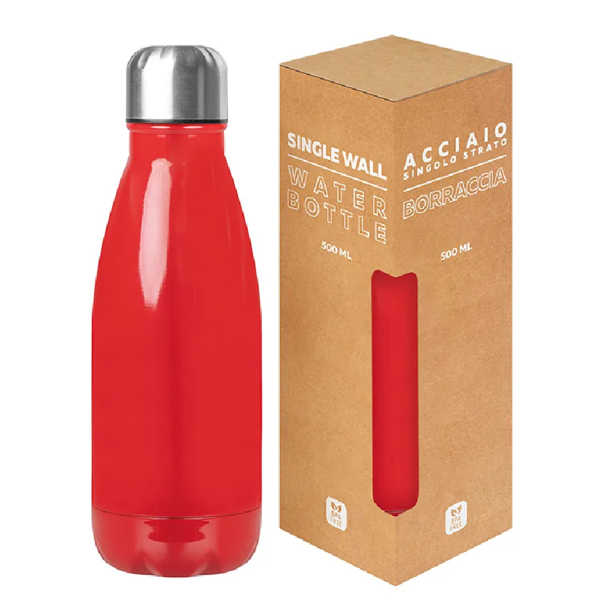 Borraccia in acciaio personalizzabile da 500 ml - cod. PC411