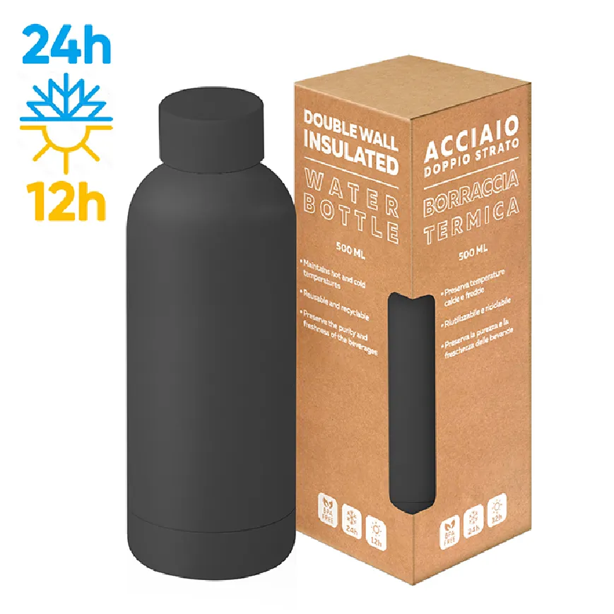 Borraccia in acciaio promozionale da 500 ml - cod. PC415