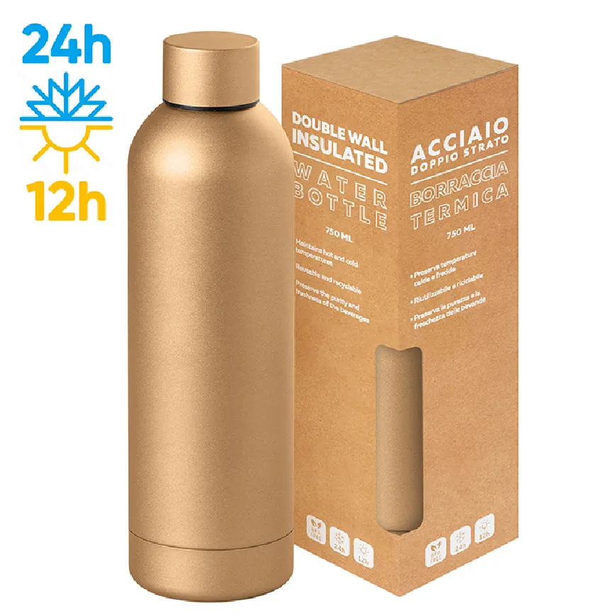 Borraccia in acciaio inox 304/201 - Metamat 750 cod. PC419