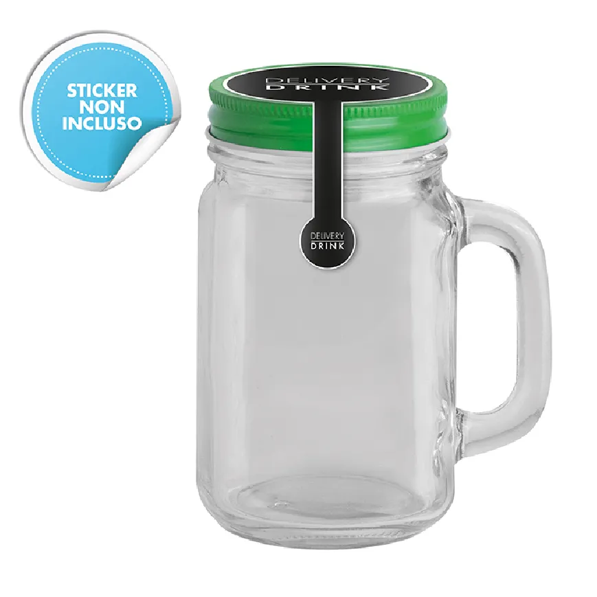 Vasetto in vetro robusto - Jar glass cod. PC478