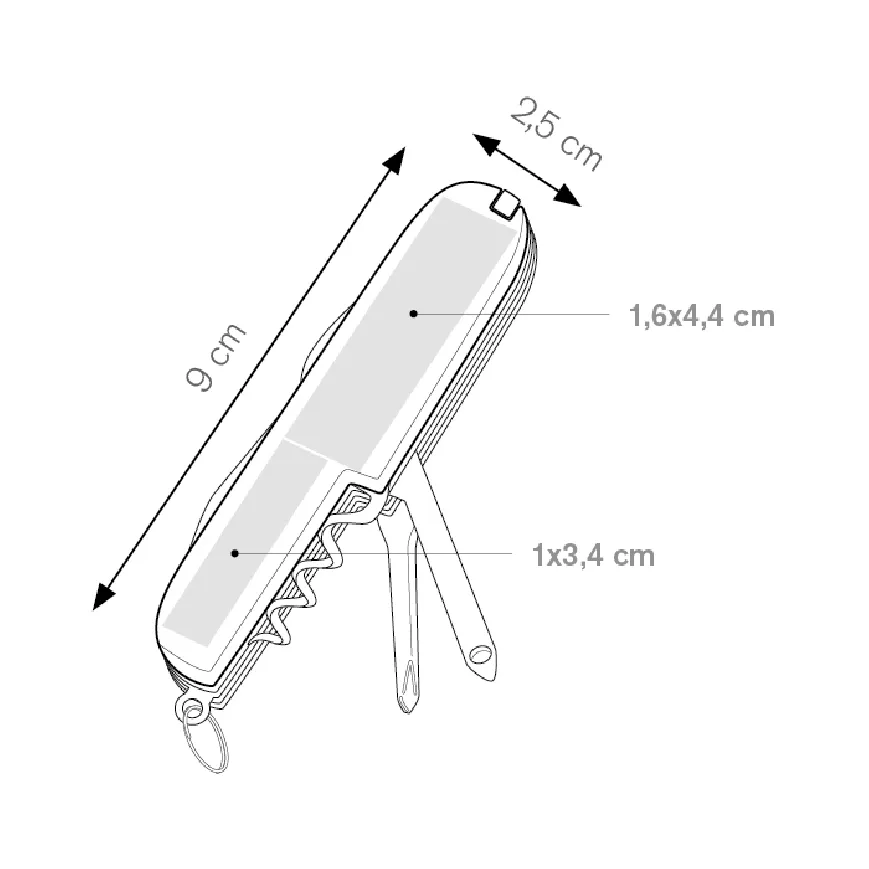 Coltellino in acciaio 11 funzioni - Scout cod. PC786