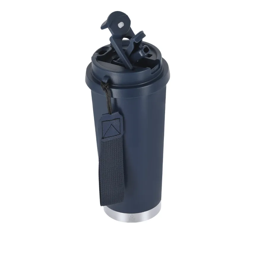 Bicchiere con cinghia per trasporto - cod. MK-21982